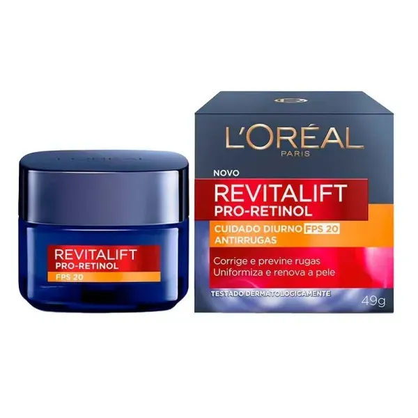 Creme Facial Antissinais Revitalift Pro Retinol FPS20 49g L'Oreal Paris